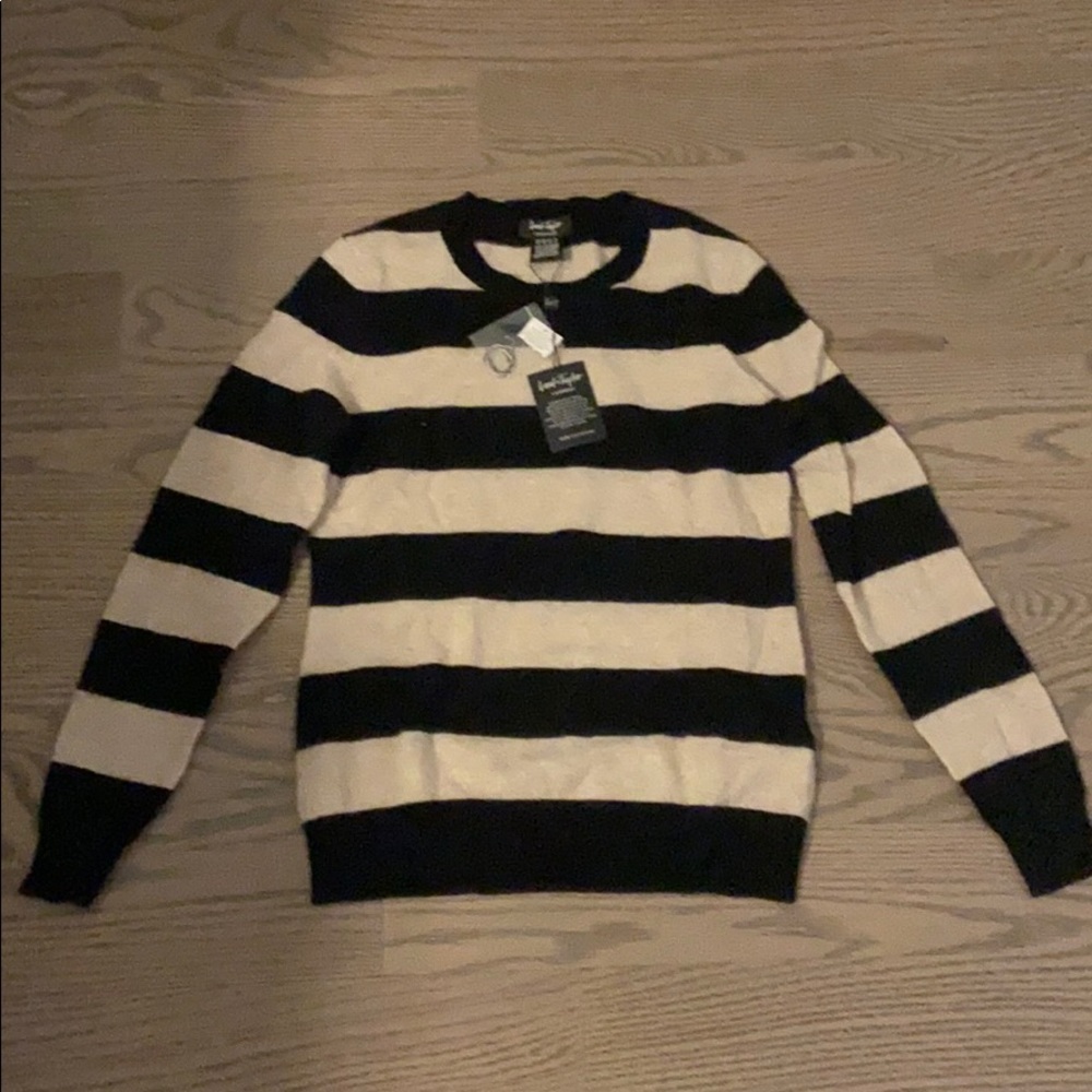 Cashmere Black and Tan sweater